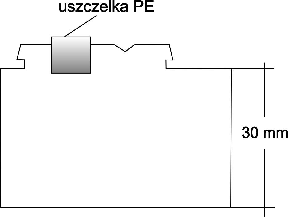 Listwa XPS 300kPa 30mm do Veka Softline 82